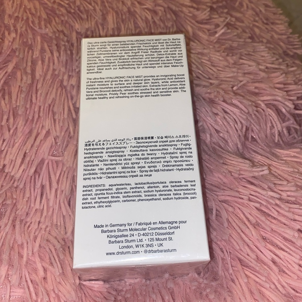 New sealed Dr Barbara Sturm Hyaluronic Face Mist 50ml - Picture 3 of 5